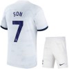 Original Trikotsatz Tottenham Hotspur Son 7 Heimtrikot 2023-24 Für Kinder